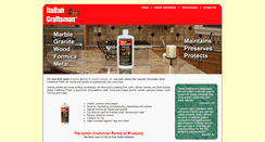 Desktop Screenshot of italiancraftsmanpolish.com